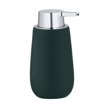 Wenko Keramische Zeepdispenser Badi Donkergroen 3 Wenko Keramische Zeepdispenser Badi Donkergroen - Afbeelding 2