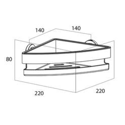 Tiger Douchemand Noon Zwart -Badkamer Winkel 123 1053