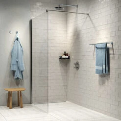 Tiger Noon Hoek Douchemand 22 X 8 X 22 Cm Chroom -Badkamer Winkel 123 1073