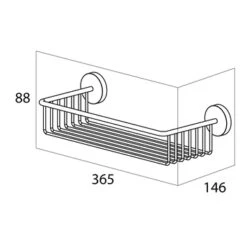 Handson Wandkorf Smart RVS 8 Handson Wandkorf Smart RVS -Badkamer Winkel 123 1078