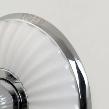 Tiger Ivy Hoekkorf Chroom/wit 4 Tiger Ivy Hoekkorf Chroom/wit - Afbeelding 2