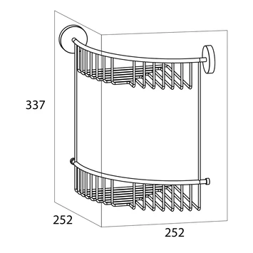 Handson Hoekkorf Smart Dubbel Groot Chroom 4 Handson Hoekkorf Smart Dubbel Groot Chroom - Afbeelding 2
