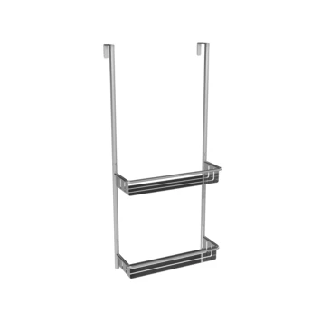 Allibert Coperblink Doucherek Met 2 Plankjes Chroom 3 Allibert Coperblink Doucherek Met 2 Plankjes Chroom