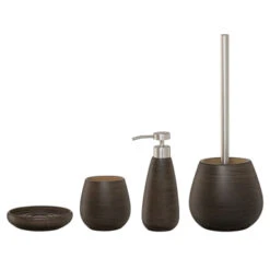 SEALSKIN Tiger Zeepdispenser Miyagi Hoog Wood -Badkamer Winkel 123 1153