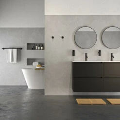 Tiger Zeepdispenser Noon Medium Zwart 18 Tiger Zeepdispenser Noon Medium Zwart -Badkamer Winkel 123 1199