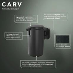 Tiger Zeepdispenser Carv 175 Ml Zwart -Badkamer Winkel 123 1227