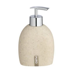 Wenko Zeepdispenser Puro Beige -Badkamer Winkel 123 1256