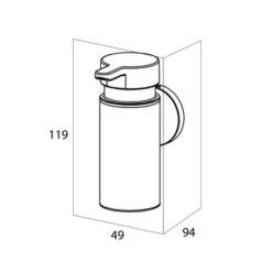 Tiger Zeepdispenser Noon Klein Zwart 11 Tiger Zeepdispenser Noon Klein Zwart -Badkamer Winkel 123 1277