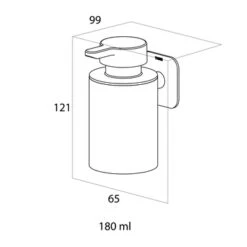 Tiger Zeepdispenser Colar Hangend RVS -Badkamer Winkel 123 1293