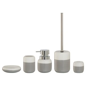 Sealskin Zeepdispenser Sphere Lichtgrijs Keramiek 7 Sealskin Zeepdispenser Sphere Lichtgrijs Keramiek - Afbeelding 5