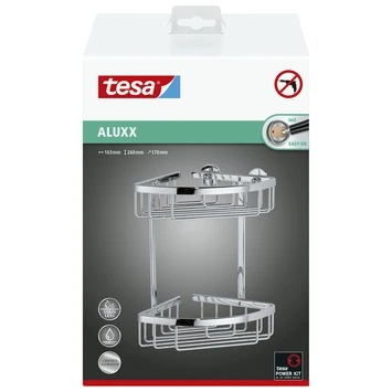 Tesa Doucherek Aluxx Hoek Dubbel 4 Tesa Doucherek Aluxx Hoek Dubbel - Afbeelding 2