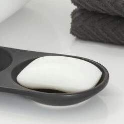 Sealskin Zeepbakje Conical Porselein Zwart -Badkamer Winkel 123 1433