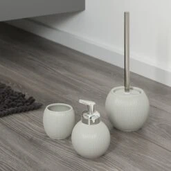 Sealskin Zeepdispenser Convex Lichtgrijs -Badkamer Winkel 123 1443