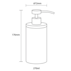 Sealskin Zeepdispenser Grace Wit -Badkamer Winkel 123 1473