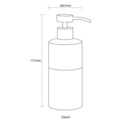 Sealskin Zeepdispenser Doppio Bruin -Badkamer Winkel 123 1480