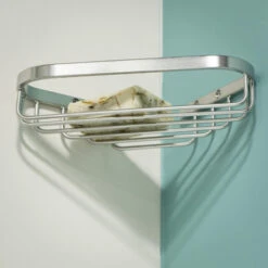 Tiger Zeepbakje Exquisit Voor Hoek Hangend RVS -Badkamer Winkel 123 1487