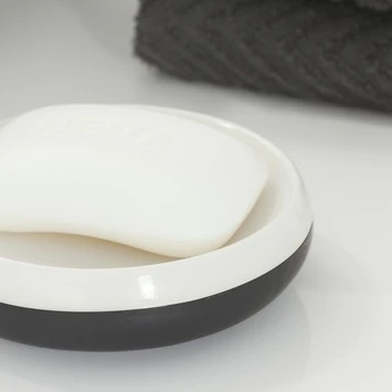 Sealskin Zeepbakje Sphere Zwart 4 Sealskin Zeepbakje Sphere Zwart - Afbeelding 2