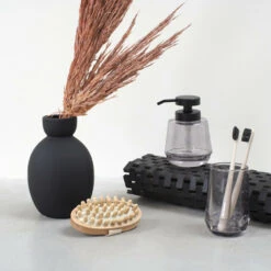 Sealskin Badmat Woodblock 52x90cm Zwart 9 Sealskin Badmat Woodblock 52x90cm Zwart -Badkamer Winkel 123 1552