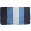 GAMMA Badmat Streep Blauw 90x60 Cm -Badkamer Winkel 123 1576