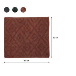 Sealskin Badmat Aztec 60x60cm Donkerroze -Badkamer Winkel 123 1631