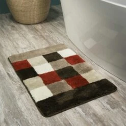 Sealskin Badmat Rosalyn Brique 90x60 Cm -Badkamer Winkel 123 1758