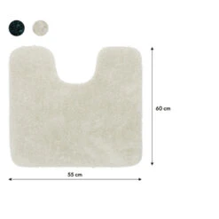 Sealskin Toiletmat Angora 55x60cm Off-white -Badkamer Winkel 123 1812
