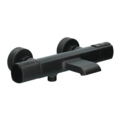 Absolut Thermostatische Badkraan Absi Zwart -Badkamer Winkel 123 187