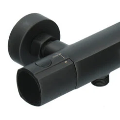 Absolut Thermostatische Badkraan Absi Zwart -Badkamer Winkel 123 188