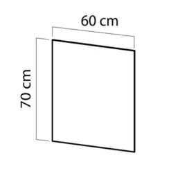 TIGER Boston Spiegel 60 Cm -Badkamer Winkel 123 1886