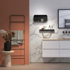 Tiger S-line Frame Spiegel 60x70 Cm Mat Zwart -Badkamer Winkel 123 1898