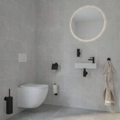 Marho Toiletrolhouder Luxor Zonder Klep Zwart -Badkamer Winkel 123 1949