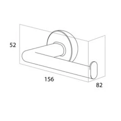 Tiger Toiletrolhouder Cooper Zonder Klep -Badkamer Winkel 123 1962