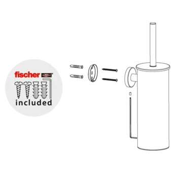 Marho Toiletborstelhouder Luxor Geborsteld Rvs 7 Marho Toiletborstelhouder Luxor Geborsteld Rvs - Afbeelding 5