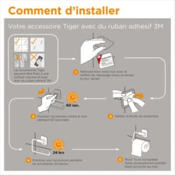 Tiger Haak Colar 4-delig Chroom 19 Tiger Haak Colar 4-delig Chroom -Badkamer Winkel 123 2029