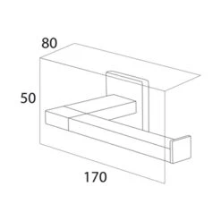 Tiger Toiletrolhouder Items Chroom -Badkamer Winkel 123 2087