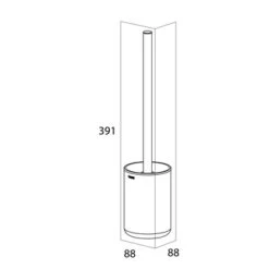 Tiger Toiletborstelhouder Cooper Vrijstaand 13 Tiger Toiletborstelhouder Cooper Vrijstaand -Badkamer Winkel 123 2148