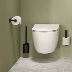 Tiger Colar Toiletrolhouder Zonder Klep Zwart -Badkamer Winkel 123 2223