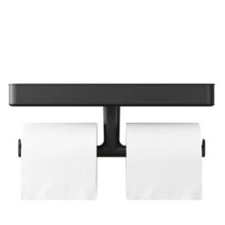 Tiger Toiletrolhouder Carv Met Planchet -Badkamer Winkel 123 2255