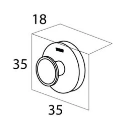 Tiger Haak Urban Klein Wit -Badkamer Winkel 123 2292