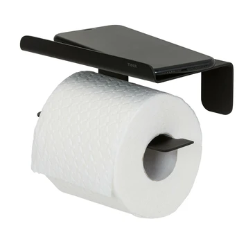 Tiger Colar Toiletrolhouder Met Planchet Zwart 5 Tiger Colar Toiletrolhouder Met Planchet Zwart - Afbeelding 3