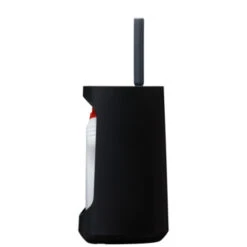 Tiger Toiletborstelhouder Tess Met Opbergvak Staand Zwart/antraciet -Badkamer Winkel 123 2377