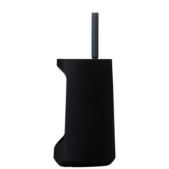 Tiger Toiletborstelhouder Tess Met Opbergvak Staand Zwart/antraciet -Badkamer Winkel 123 2378