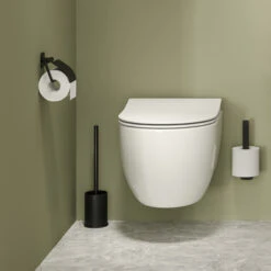 Tiger Toiletborstelhouder Colar Staand Zwart -Badkamer Winkel 123 2400