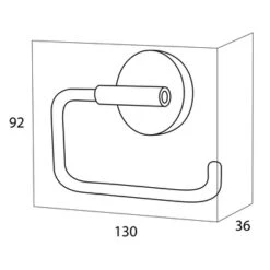 Handson Toiletrolhouder Smart Chroom -Badkamer Winkel 123 2414