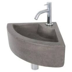 Atlantic Kevin Fonteinset Kwartrond Beton -Badkamer Winkel 123 2444