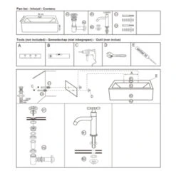 Differnz Dif Fonteinset Argus Wit -Badkamer Winkel 123 2453