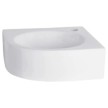 Differnz Cleo Hoekfontein Wit 30X30X10 Cm 4 Differnz Cleo Hoekfontein Wit 30X30X10 Cm - Afbeelding 2