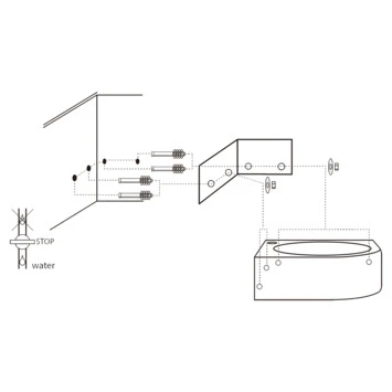 Differnz Cleo Hoekfontein Wit 30X30X10 Cm 8 Differnz Cleo Hoekfontein Wit 30X30X10 Cm - Afbeelding 6