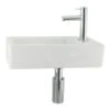 Differnz Fonteinset Helios Wit 36x18x8 Cm 2 Differnz Fonteinset Helios Wit 36x18x8 Cm -Badkamer Winkel 123 2501