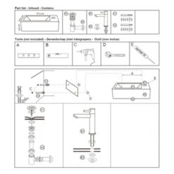 Differnz Fonteinset Helios Wit 36x18x8 Cm 26 Differnz Fonteinset Helios Wit 36x18x8 Cm -Badkamer Winkel 123 2511